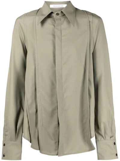 Bianca Saunders Desso Wool Shirt In Green