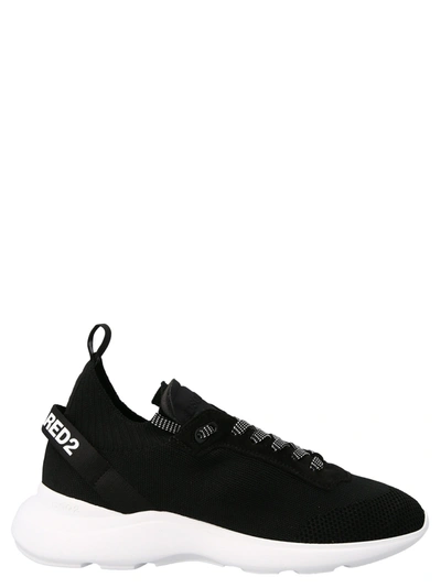 Dsquared2 Fly Low Top Sneakers In Black
