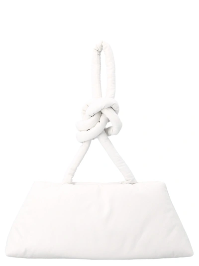 Kassl Editions 'slim Oil' Crossbody Bag In White
