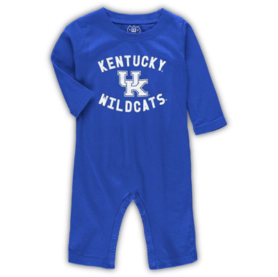 Wes & Willy Babies' Infant Boys And Girls  Royal Kentucky Wildcats Core Long Sleeve Jumper