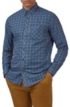 Ben Sherman Men's House Tartan Regular-fit Shirt In Cobalt
