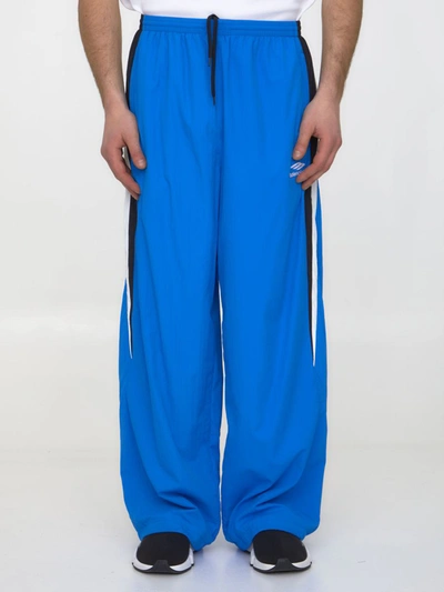 Balenciaga Oversized Jogging Pants In Blue