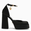 Versace Black Aevitas Medusa Decollette In Black