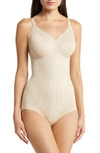 Miraclesuit Fit Sense Shaping Bodysuit In Warm Beige