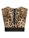 Dolce & Gabbana Leopard Print Vest In Multicolour