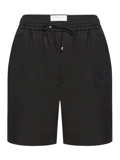 Valentino Bermuda Shorts In Black