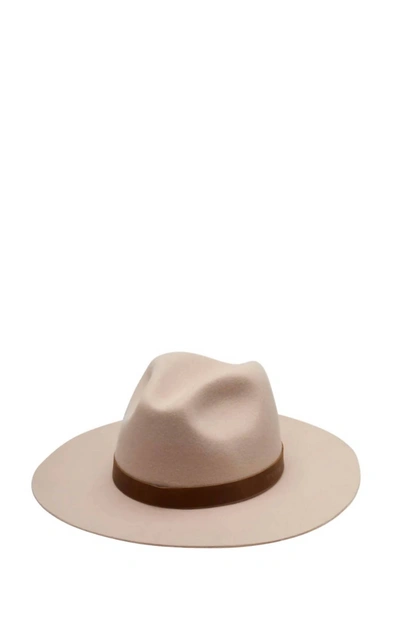 Wyeth Lux Hat In Blush Rose In Pink