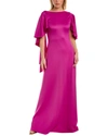Black Halo Lotus Gown In Pink
