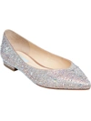 BETSEY JOHNSON JUDE WOMENS EMBELLISHED LOW HEEL POINTED TOE FLATS
