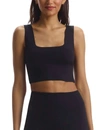 Commando Square Neck Neoprene Bralette In Black