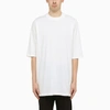 Rick Owens Drkshdw Crew-neck Cotton T-shirt In White