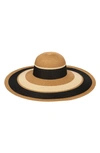 SAN DIEGO HAT LAS PALMAS STRIPE UPF 50+ FLOPPY SUNHAT