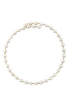 Effy Gold Plated Sterling Silver & 6.5-7mm Cultured Freshwater Pearl Necklace In Yellow