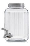 JOYJOLT GLASS FLUTED DRINK DISPENSER