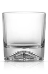 Joyjolt Swish Double Old Fashioned Tumbler In Clear
