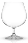 JOYJOLT CASK SET OF 4 LEAD-FREE CRYSTAL BRANDY GLASSES