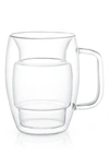 JOYJOLT CADUS DOUBLE WALL COFFEE GLASS