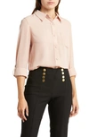 NANETTE LEPORE NANETTE LEPORE ROLL TAB BUTTON-UP SHIRT