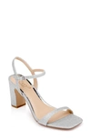 Jewel Badgley Mischka Rayla Sandal In Silver