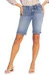 Nydj Ella Womens Slit Denim Denim Shorts In Romance