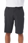 O'neill Reserve Light Check Water Repellent Bermuda Shorts In Black