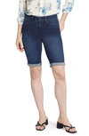 NYDJ BRIELLA ROLL CUFF DENIM BERMUDA SHORTS