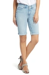 NYDJ BRIELLA ROLL CUFF DENIM BERMUDA SHORTS