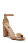 Sam Edelman Yaro Ankle Strap Sandal In Beige