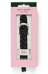 KATE SPADE BRAIDED LEATHER 20MM APPLE WATCH® WATCHBAND
