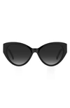 KATE SPADE PAISLEIGH 55MM GRADIENT CAT EYE SUNGLASSES