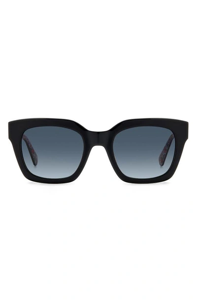 Kate Spade New York Camryns 50mm Gradient Polarized Square Sunglasses In Blue