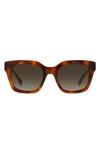 KATE SPADE CAMRYNS 50MM GRADIENT POLARIZED SQUARE SUNGLASSES