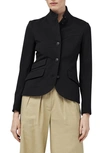 Rag & Bone Slade Ponte Blazer In Blk