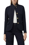 Rag & Bone Slade Stand Collar Blazer In Sal