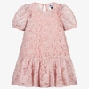 THE TINY UNIVERSE GIRLS PINK TULLE FLOWER DRESS