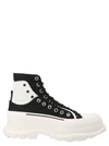 Alexander Mcqueen Alexander Mc Queen Tread Slick Ankle Boots In White/black