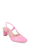 Journee Collection Margeene Slingback Pump In Pink
