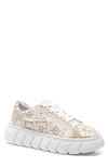 Free People Catch Me If You Can Crochet Platform Sneaker In White