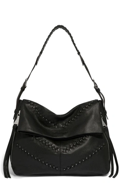 Aimee Kestenberg Bandit Convertible Hobo Bag In Black Chevron