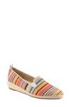 David Tate Sangria Woven Espadrille Flat In Bright Multi