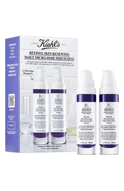 Kiehl's Since 1851 Retinol Skin Renewing Daily Micro Dose Serum Duo Value Size / Retinol Skin Renewing Duo