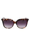 LONGCHAMP 53MM RECTANGULAR SUNGLASSES