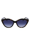 LONGCHAMP 56MM CAT EYE SUNGLASSES