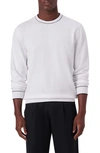 BUGATCHI BUGATCHI TIPPED COTTON BLEND SWEATER