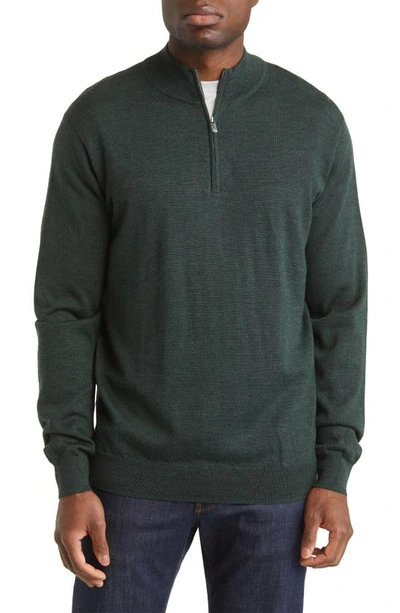 Peter Millar Crown Soft Quarter-zip Jumper In Balsam