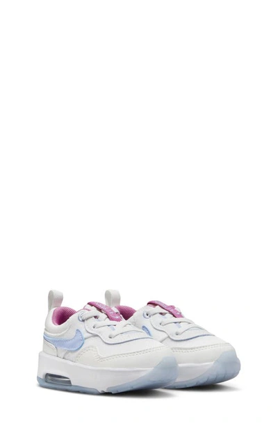 Nike Kids' Air Max Motif Sneaker In White/ Fuchsia/ White/ Blue