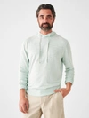 Faherty Sunwashed Slub Hoodie In Lagoon Teal