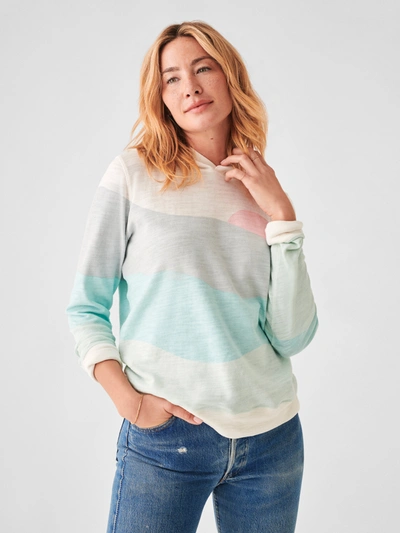 Faherty Sun & Wave™ Hoodie In Ocean Waves | ModeSens
