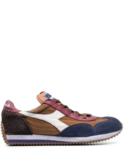 Diadora Simple Run Low-top Sneakers In Brown