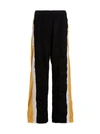 Vtmnts Track Style Joggers Featuring Contrast Panels In Black